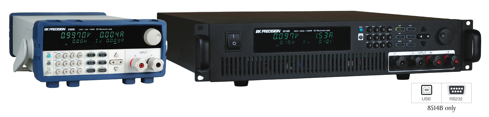 Elektronická záťaž BK Precision, rada BK8500B - obrázok 