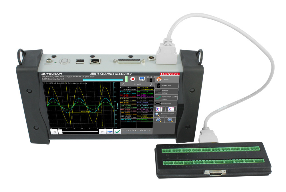Datalogger Sefram DAS 240 BAT - obrázok 4