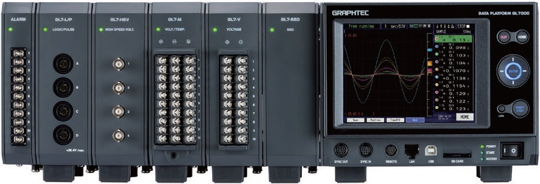 Modulárny datalogger GRAPHTEC GL7000 - obrázok 6