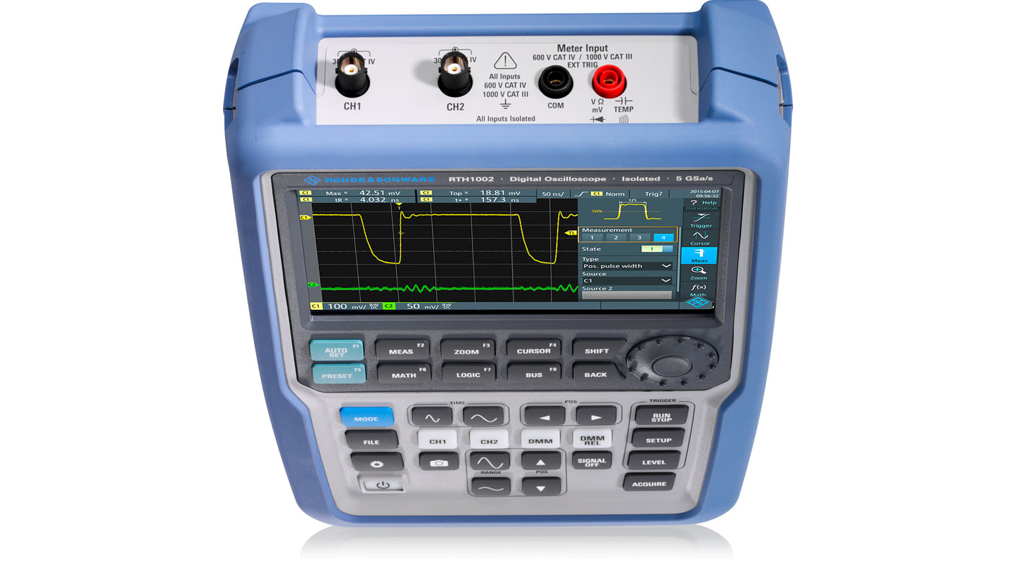 Rada ručných osciloskopov Rohde&Schwarz RTH 1000 - obrázok 5