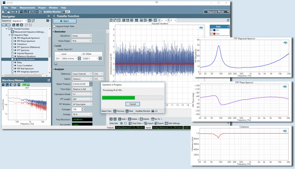 Audio analyzátor Audio Precision APx515 B - obrázok 