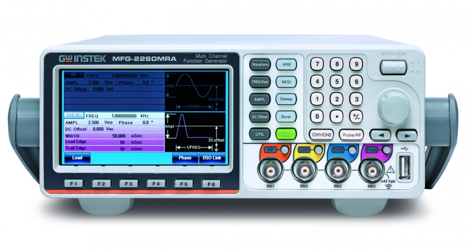 Rada viackanálových funkčných generátorov GW Instek MFG-2000 - obrázok 3