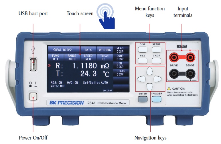 DC ohmmeter BK Precision BK2840 - obrázok 3