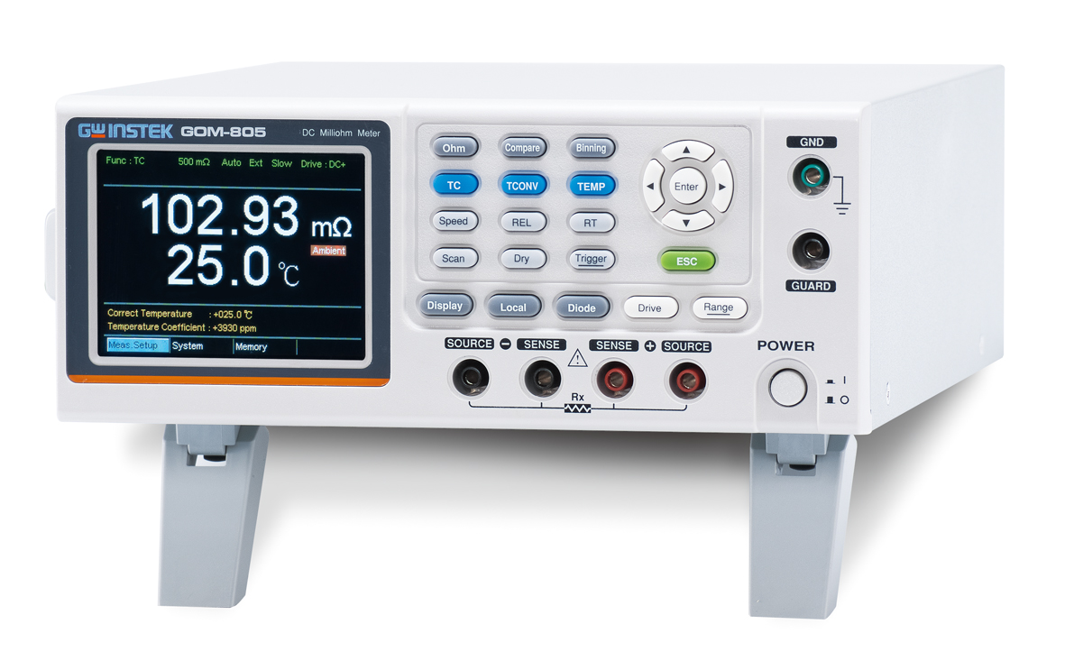 Miliohmmeter GW INSTEK GOM-805 - obrázok 3