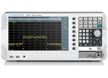 Základný spektrálny analyzátor, stolný analyzátor spektra, spektrálny analyzér, Rohde & Schwarz FPC1000, predzosilňovač, predvedenie, zapožičanie