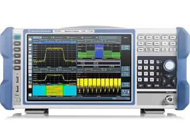 Spektrálny analyzátor, stolný analyzátor spektra, spektrálny analyzér, Rohde & Schwarz FPL1000, tracking generátor, predzosilňovač, EMC, EMI, predvedenie, zapožičanie