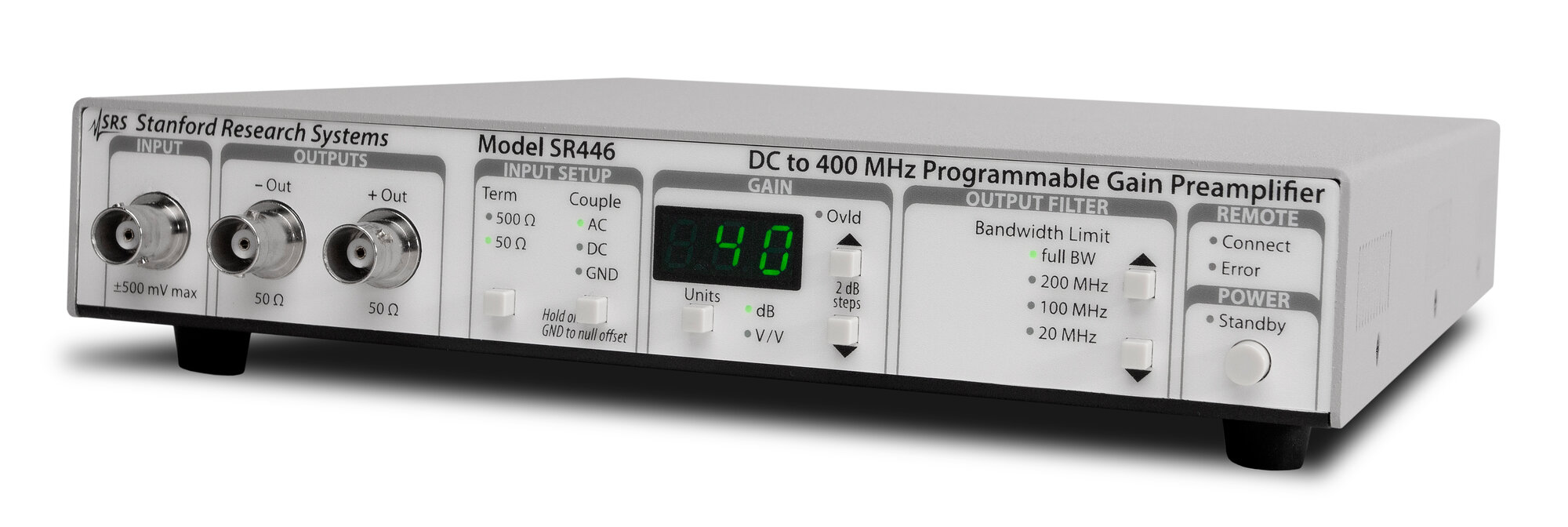 Predzosilňovač Stanford research systems SR446 - obrázok 3
