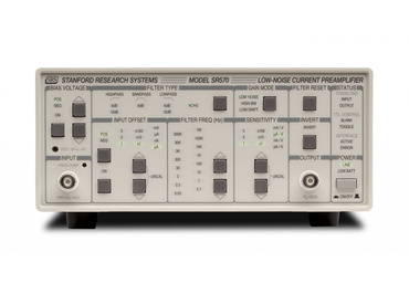 SRS SR570, SR 570, prúdový predzosilňovač, Stanford research systems, slabé signály, meranie, analýza, kvalitné prevedenie.