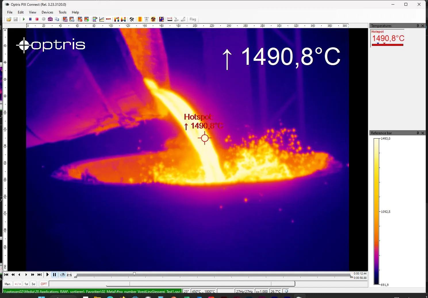 Termokamera Optris Xi05M - obrázok 5