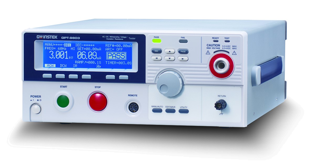Rada testerov elektrickej bezpečnosti GW Instek GPT-9801, 9802, 9803, 9804 - obrázok 3
